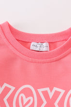 Load image into Gallery viewer, Premium pink valentine XOXO girl sweatshirt
