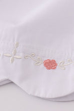 Load image into Gallery viewer, Premium white floral embroidery set
