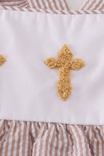 Load image into Gallery viewer, Premium brown cross embroidery set
