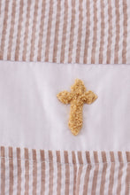 Load image into Gallery viewer, Premium brown cross embroidery jonjon
