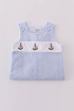 Load image into Gallery viewer, Premium Blue sailboat embroidery jonjon
