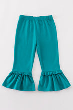 Load image into Gallery viewer, Platinum Green ruffle pants
