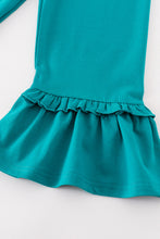 Load image into Gallery viewer, Platinum Green ruffle pants
