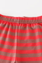 Load image into Gallery viewer, Platinum Red stripe ruffle pants
