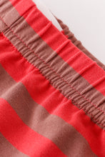 Load image into Gallery viewer, Platinum Red stripe ruffle pants
