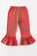 Load image into Gallery viewer, Platinum Red stripe ruffle pants
