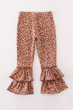 Load image into Gallery viewer, Platinum brown floral layered pants
