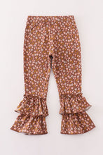 Load image into Gallery viewer, Platinum brown floral layered pants
