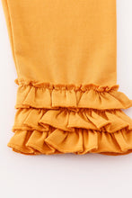 Load image into Gallery viewer, Platinum Yellow ruffle girl pants
