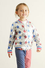 Load image into Gallery viewer, Patriotic star sequins girl coat
