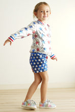 Load image into Gallery viewer, Patriotic star sequins girl coat
