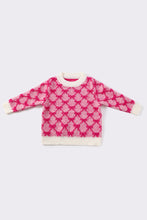 Load image into Gallery viewer, Pink bow tie girl sweater
