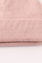 Load image into Gallery viewer, Pink ribbed basic knit beanie
