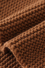 Load image into Gallery viewer, Brown baby soft knitted blanket
