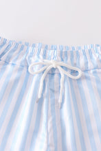 Load image into Gallery viewer, Blue stripe men swim trunks
