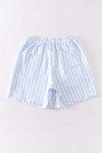 Load image into Gallery viewer, Blue stripe men swim trunks
