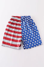 Load image into Gallery viewer, Patriotic sequin girl shorts
