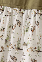 Load image into Gallery viewer, Sage duck mom dress
