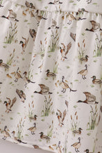 Load image into Gallery viewer, Sage duck mom dress
