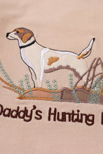 Load image into Gallery viewer, Daddy&#39;s hunting buddy embroidery boy top
