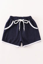 Load image into Gallery viewer, Navy boy shorts
