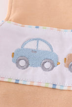 Load image into Gallery viewer, Beige car embroidery boy bloomer set
