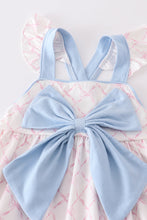 Load image into Gallery viewer, Pink bow print girl set
