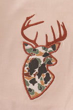 Load image into Gallery viewer, Camouflage reindeer applique boy set
