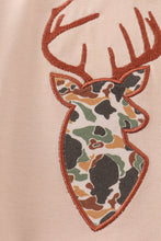 Load image into Gallery viewer, Camouflage reindeer applique boy bubble
