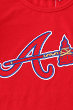 Load image into Gallery viewer, Atlanta baseball applique girl set
