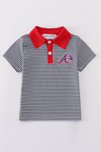 Load image into Gallery viewer, Atlanta baseball applique boy shirt
