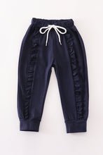 Load image into Gallery viewer, Navy AU tiger embroidery girl sweatpants
