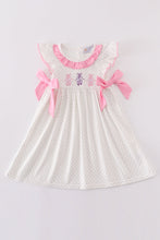 Load image into Gallery viewer, Pink ballet embroidery girl dress
