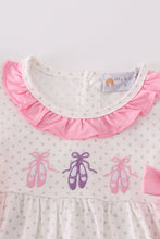 Load image into Gallery viewer, Pink ballet embroidery girl dress
