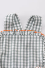 Load image into Gallery viewer, Green woven girl gingham set
