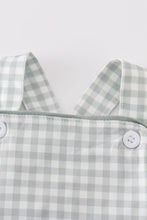 Load image into Gallery viewer, Sage boy gingham bubble
