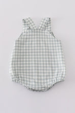 Load image into Gallery viewer, Sage boy gingham bubble
