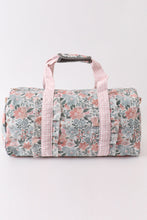 Load image into Gallery viewer, Pink floral travel bag
