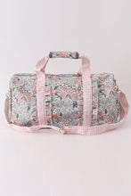 Load image into Gallery viewer, Pink floral travel bag
