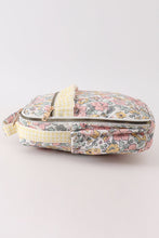 Load image into Gallery viewer, Yellow floral lunch bag
