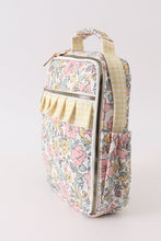 Load image into Gallery viewer, Yellow floral lunch bag
