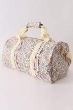 Load image into Gallery viewer, Yellow floral travel bag
