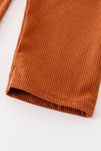 Load image into Gallery viewer, Brown corduroy boy set
