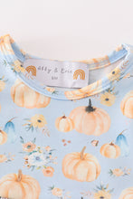 Load image into Gallery viewer, Pumpkin print ruffle girl bubble
