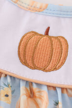 Load image into Gallery viewer, Pumpkin embroidery ruffle dress
