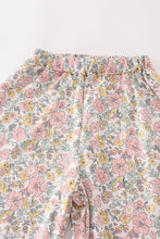 Load image into Gallery viewer, Pink floral print mom pajamas pants
