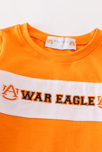 Load image into Gallery viewer, Orange WAR EAGLE embroidery boy top
