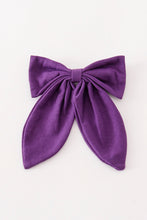 Load image into Gallery viewer, Purple hair sailor bow
