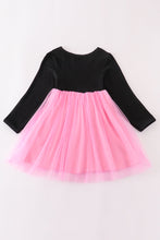 Load image into Gallery viewer, Black halloween boo sequin tutu dress
