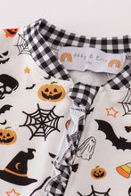 Load image into Gallery viewer, Halloween zip girl romper
